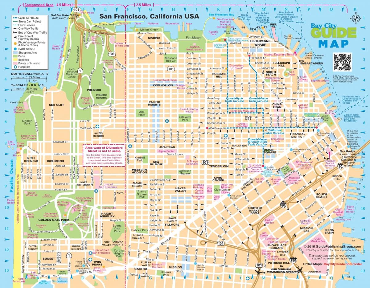 San Francisco streets map